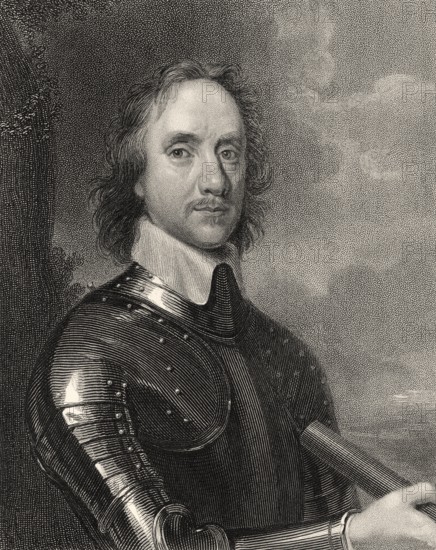 Oliver Cromwell, 1599-1658, Lordprotektor von England, Schottland und Irland, Befehlshaber der Parlamentsarmee
