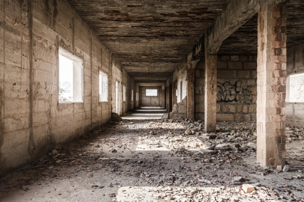 Ruin of an old industrial Building, Majorca