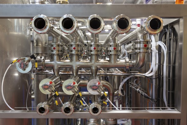 Industrial cleaning system pipes. Sustainable industrial cleaning, deposit and slime removal