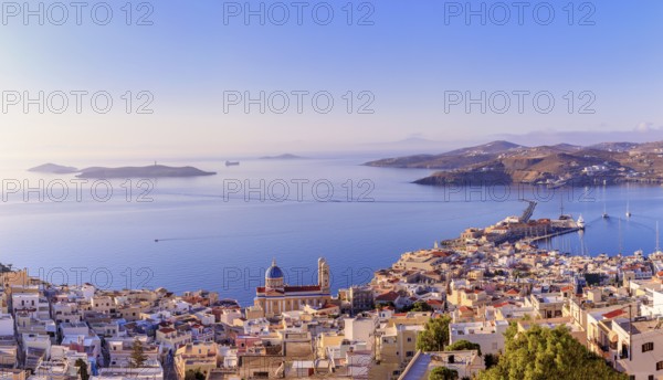 View of Ermoupolis, Cyclades, Syros