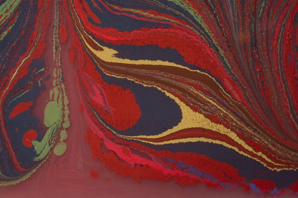 Abstract creative marbling pattern for fabric, design background texture