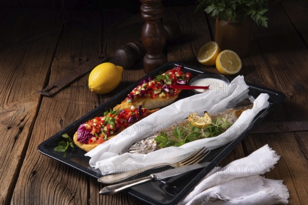 The perfect baked trout with lemon and herbs