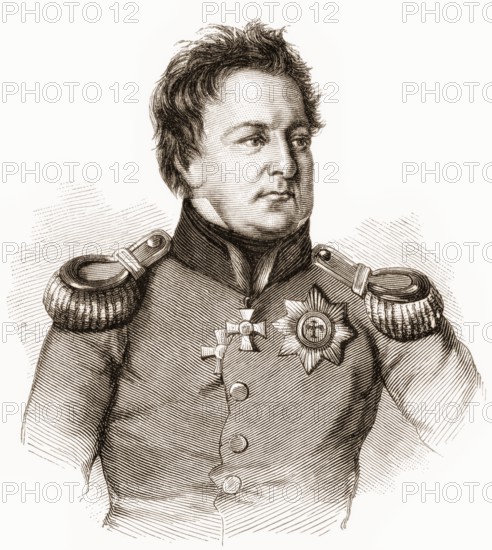 August Wilhelm Antonius Graf Neidhardt von Gneisenau, 1760 - 1831, a Prussian Field Marshal