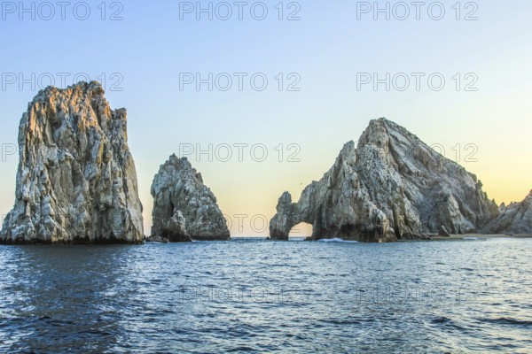 Los Arcos rock formation at Lands End in Cabo San Lucas, Baja California Sur, Mexico, Central America