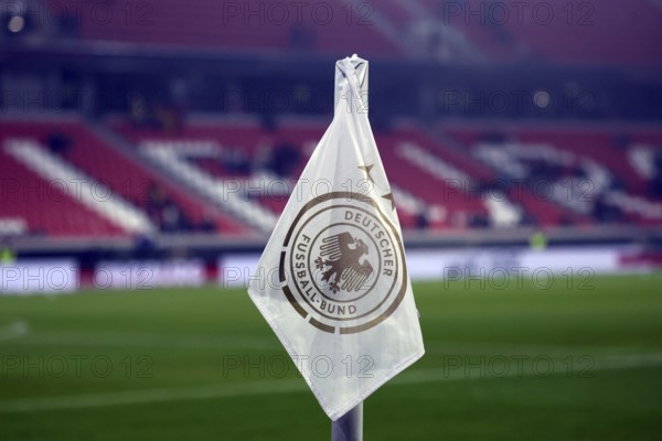 Showing the flag - the first international football match at the new Europa Park Stadium in Freiburg Mood pictures from the Europa Park Stadium in front of the kick-off of the UEFA Nations League match: Germany vs Bosnia-Herzegovina, Freiburg, Germany / Germany