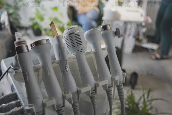 Beauty salon, a set of tools ready to carry out treatments