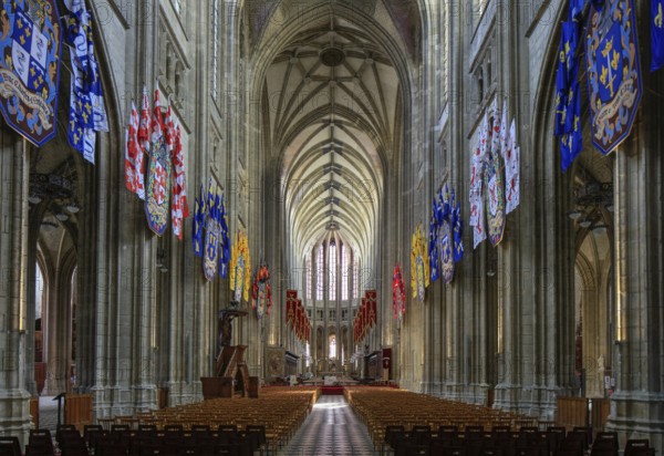 Sainte-Croix d'Orleans Cathedral in Gothic style, Orleans, Loiret department, Centre Val de Loire region, France, Europe
