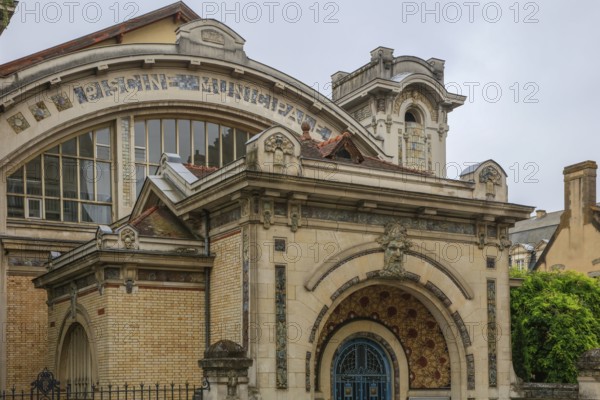 Piscine Saint-Georges, Art Nouveau swimming pool, Rennes, Ille-et-Vilaine department, Brittany Breizh region, France, Europe