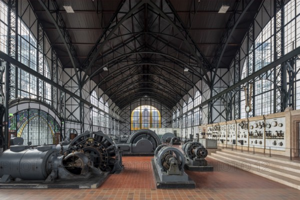 Dortmund, Zollern II/IV colliery, machine hall, built 1889-1904 by Paul Knobbe. Art Nouveau elements by Bruno Möhring