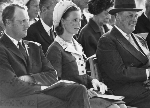 King Harald of Norway. Pictured with his wife Sonja 1969
