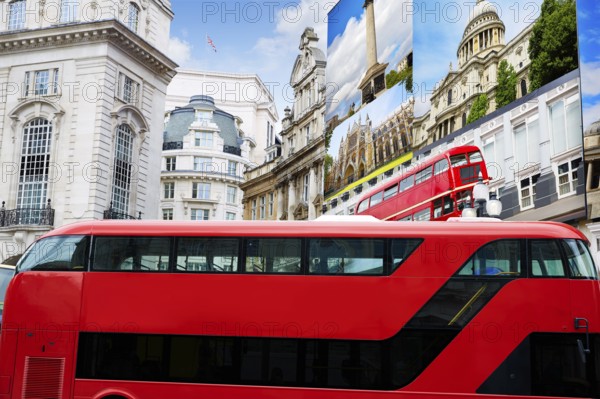 Piccadilly Circus London Images on screens are my own copyright digital photomount