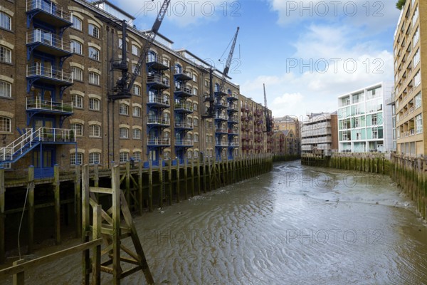 London Butlers Wharf and buildings at England