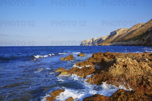 Las Rotas beach in Denia Alicante at Mediterraenan Spain
