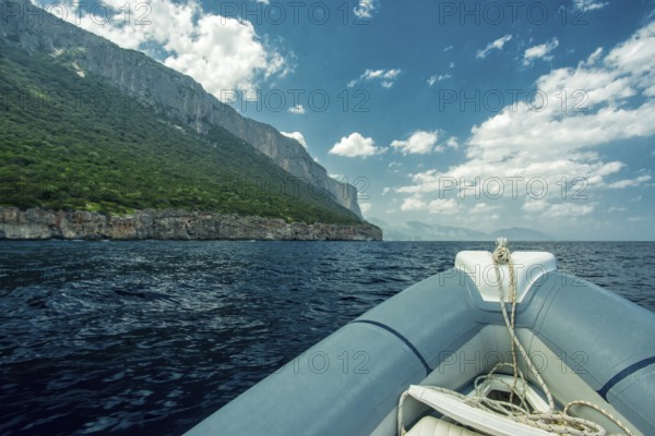 Steep coast on Sardinia