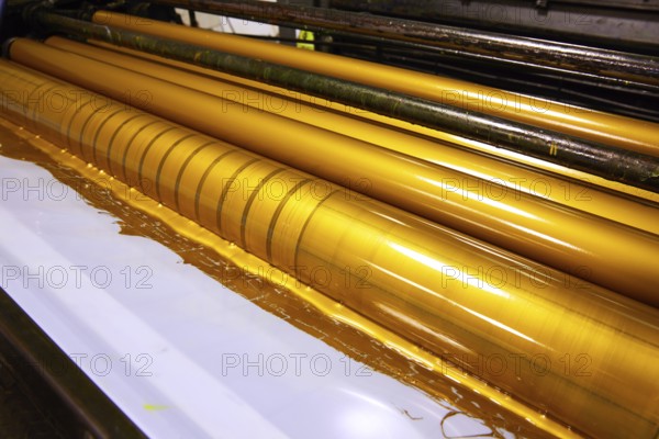 Printer ink machine rotary printing factory golden printer rollers