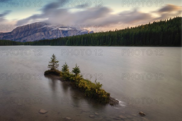 Banff National Park Mount Rundle in sunrise