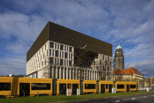 The Stadtforum will be built on Ferdinandplatz by 2025. The two divisions of Urban Development, Construction, Transport and Real Estate and Environment and Climate, Law and Order with their offices as well as the Office for Economic Development will move into the new administrative building of the state capital of Dresden. Dresden, Saxony, Germany, Europe