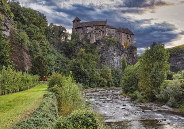 Runkelstein Castle (Castel Roncolo) is a medieval fortification near the city of Bolzano in South Tyrol, Italy, Europe