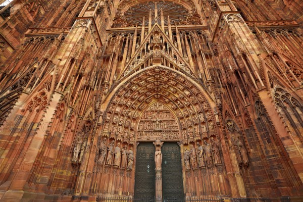 Notre Dame Cathedral in Strasbourg Alsace France