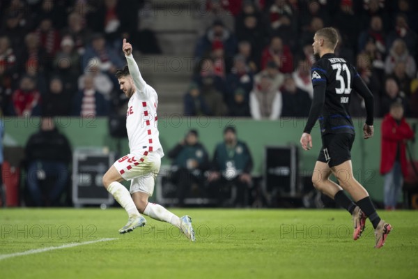 BEAUTIFUL SPORTS/ (DFL/DFB REGULATIONS PROHIBIT ANY USE OF PHOTOGRAPHS AS IMAGE SEQUENCES AND/OR QUASI-VIDEO) Cologne, RheinEnergieStadion, North Rhine-Westphalia, Jan Thielmann (1.FC Köln, Midfield, #29), DFB-Pokal 1.FC Köln, Hertha BSC on 04.12.2024 at RheinEnergieStadion in Cologne Germany
