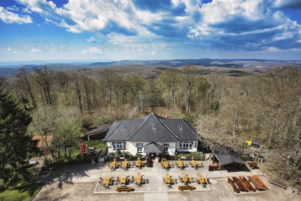 View of the restaurant from the Josephskreuz