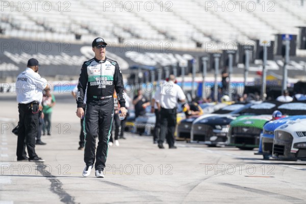 NASCAR Cup Series Driver Brad Keselowski (6) takes to the track to practice for the Autotrader EchoPark Automotive 400 at the Texas Motor Speedway in Fort Worth TX