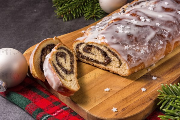 Ein köstlicher Weihnachtsmohnsamen Silesischer Stil