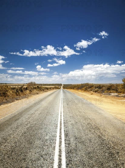 An image of a road to the horizon