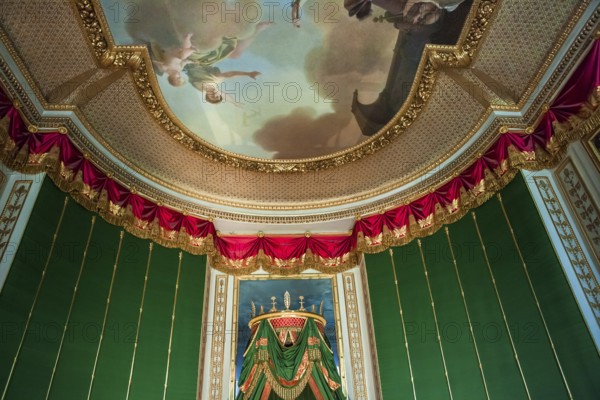 FONTAINEBLEAU FRANCE APRIL 16, interiors and details of castle of Fontainebleau, France, APRIL 16, 2013 in Fontainebleau, France, Europe