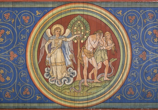 Built in 1893, ceiling paintings by Adolf Quensen, St., Sankt, Saint