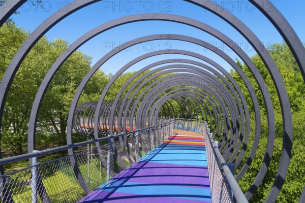 OBERHAUSEN, GERMANY, MAY 5, 2018: The bridge project