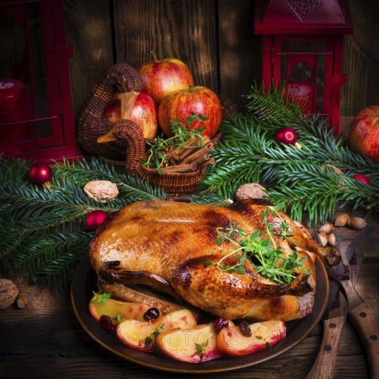 Christmas duck