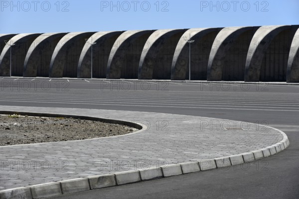 New terminal at the harbour, Puerto de Tazacorte, La Palma, Canary Islands, Atlantic Ocean, Atlantic Ocean, Spain, Europe