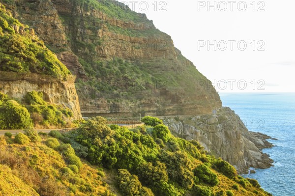 Chapman's Peak Drive at sunset, Cape Town, South Africa, Africa