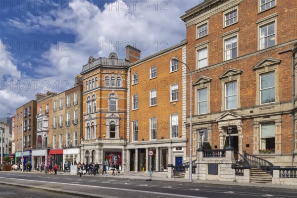 Street in Dublin city center, Ireland, Europe
