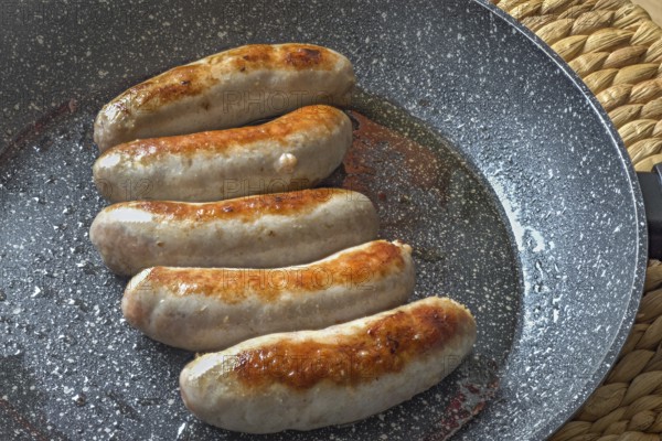 Sausages in the pan