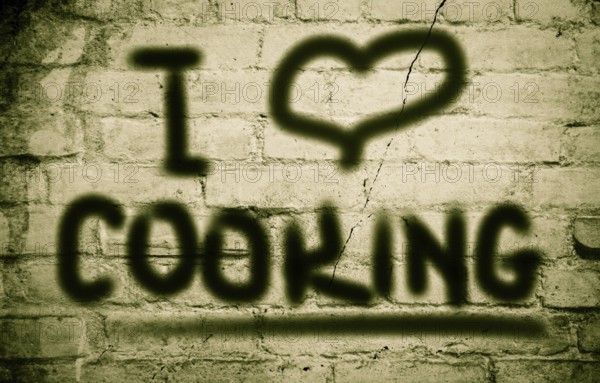I Love Cooking Concept