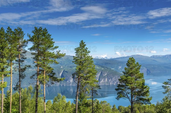 Beautiful landscape in Norway with Summer weather and sunshine. Beautiful landscape in Norway with summer weather and sunshine