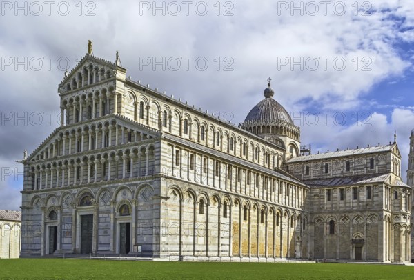 Medieval cathedral of the Archdiocese of Pisa, entitled to Santa Maria Assunta. Its construction began in 1064