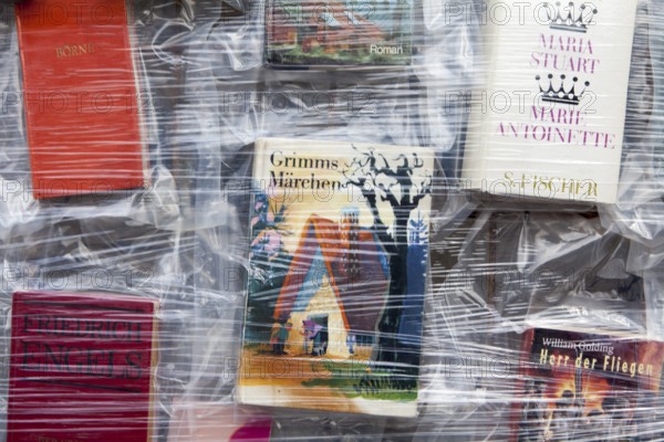 'The Parthenon of Books' by the Argentinian conceptual artist Marta Minujin, banned books, documenta 14 exhibition, 2017, Kassel, Germany, Europe