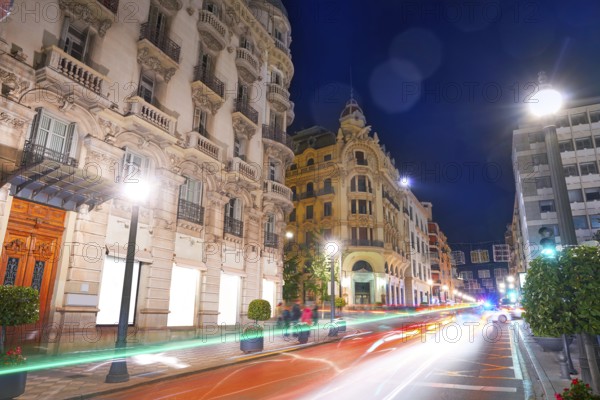 Granada Reyes catolicos street of Spain at andalusia Catholic Kings