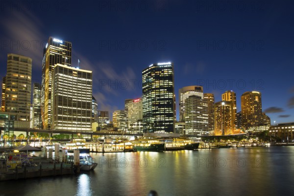 SYDNEY, AUSTRALIA, Feb 10th 2015: Circular Quay at rush hour on a summer's evening in Sydney, Australia, Oceania