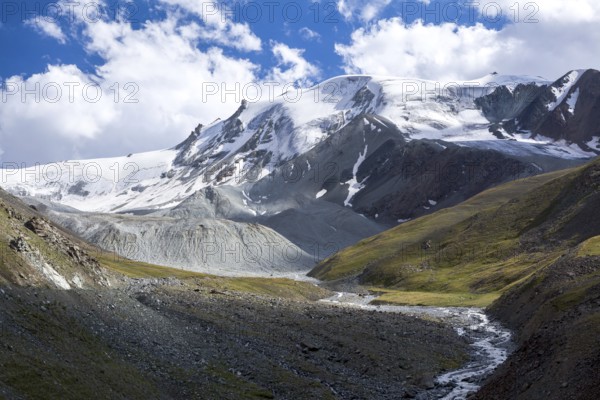 Wonderful Tien Shan mountains. Kyrgyzstan