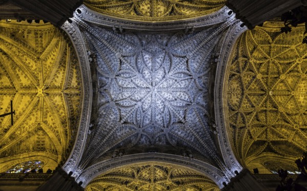 Plenty of interesting details in this Seville Spain Cathedral Interior - 400 years old