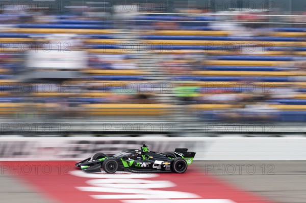 AGUSTIN HUGO CANAPINO (78) of Arrecifes, Argentina drives on track during the Hy-Vee One Step 250 at the Iowa Speedway in Newton IA