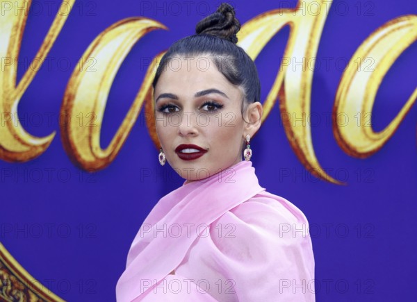 Naomi Scott at the Los Angeles premiere of 'Aladdin' held at the El Capitan Theatre in Hollywood, USA on May 21, 2019
