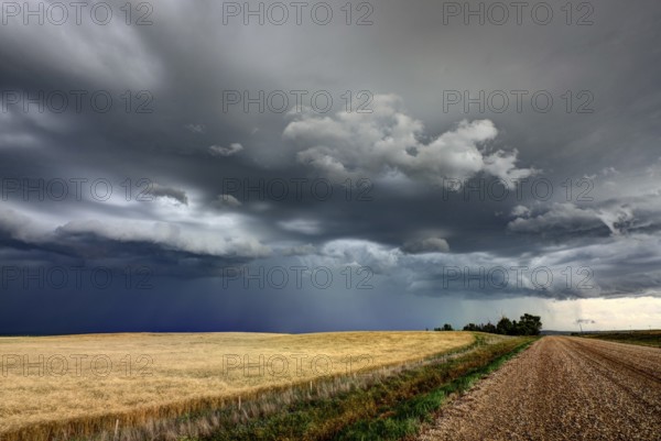 Prairie Storm Canada summer rural major structure Saskatchewan