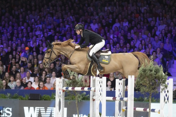Philipp Schulze Topphoff of Germany competes in 1.60m FEI Jumping World Cup at Jumping Amsterdam in Amsterdam, The Netherlands, Europe