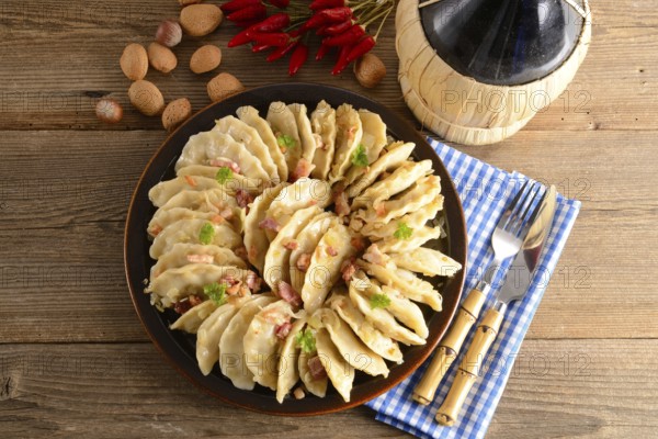 Pierogi.Polish dish