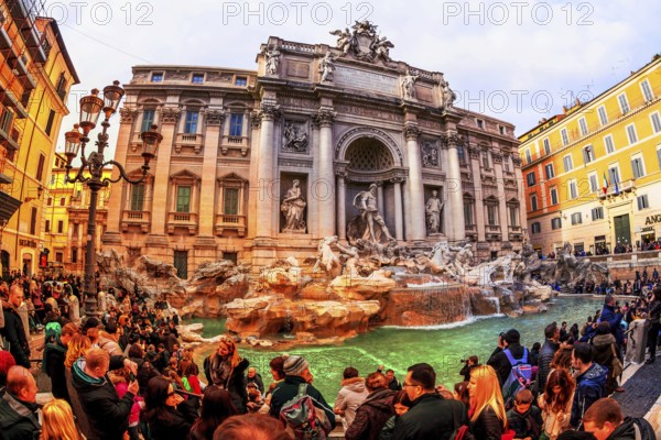 Italy, Rome. Trevi Fountain Austria, Europe